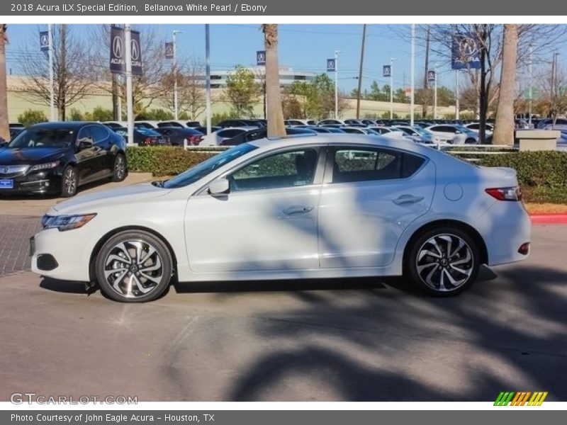 Bellanova White Pearl / Ebony 2018 Acura ILX Special Edition