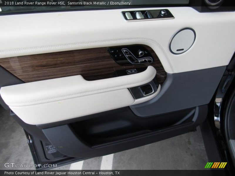 Santorini Black Metallic / Ebony/Ivory 2018 Land Rover Range Rover HSE