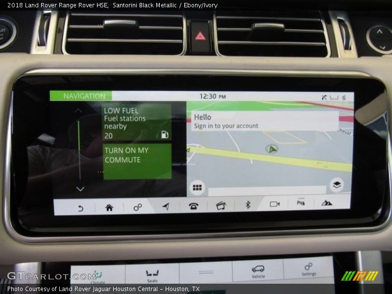 Santorini Black Metallic / Ebony/Ivory 2018 Land Rover Range Rover HSE