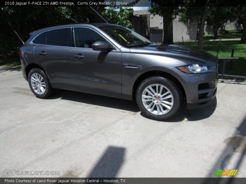 Corris Grey Metallic / Ebony 2018 Jaguar F-PACE 25t AWD Prestige