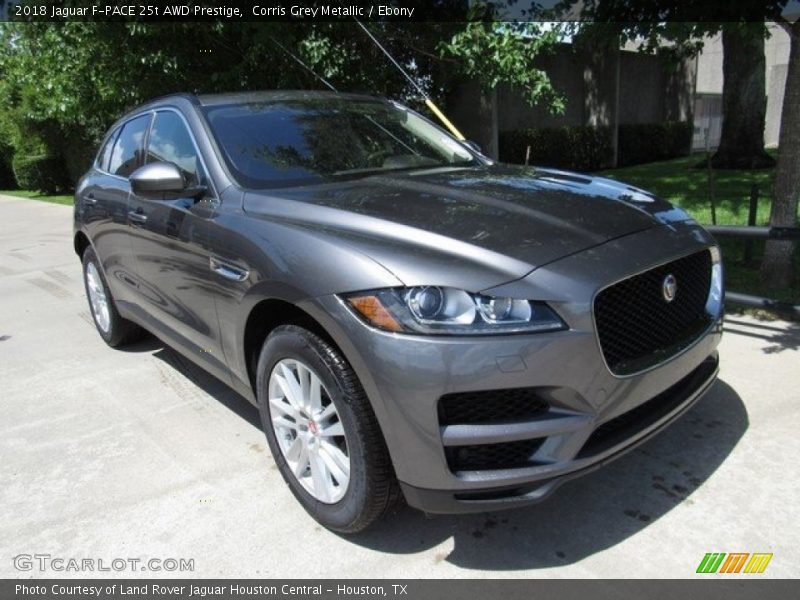 Corris Grey Metallic / Ebony 2018 Jaguar F-PACE 25t AWD Prestige