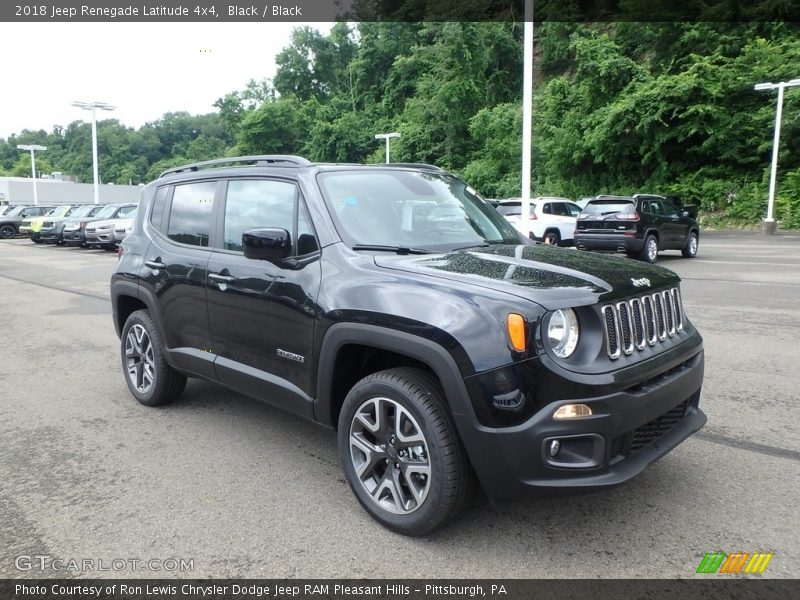 Black / Black 2018 Jeep Renegade Latitude 4x4