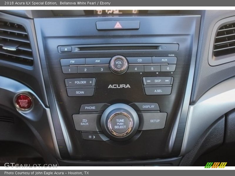 Bellanova White Pearl / Ebony 2018 Acura ILX Special Edition