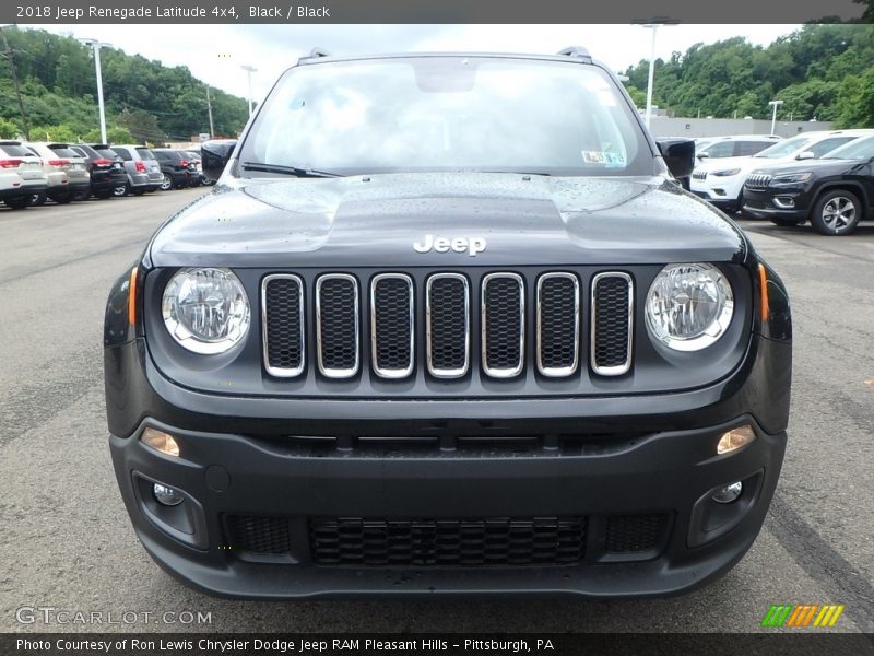Black / Black 2018 Jeep Renegade Latitude 4x4