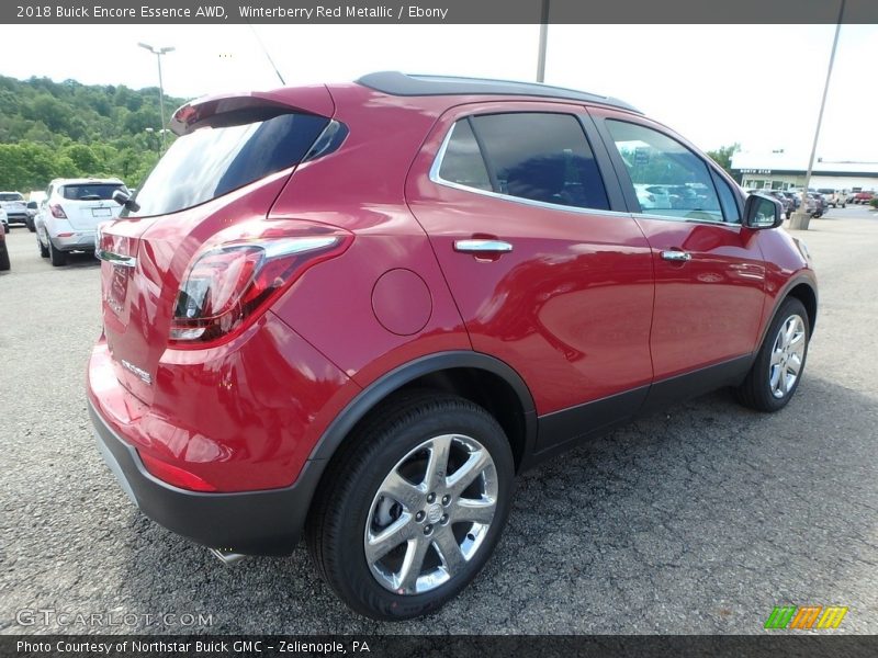 Winterberry Red Metallic / Ebony 2018 Buick Encore Essence AWD