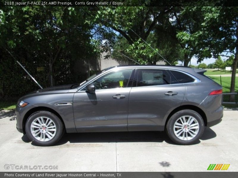 Corris Grey Metallic / Ebony 2018 Jaguar F-PACE 25t AWD Prestige