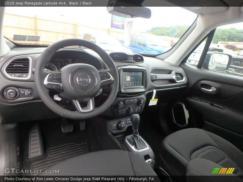 Black / Black 2018 Jeep Renegade Latitude 4x4