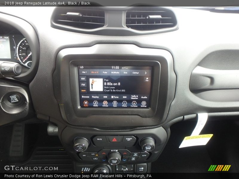 Black / Black 2018 Jeep Renegade Latitude 4x4