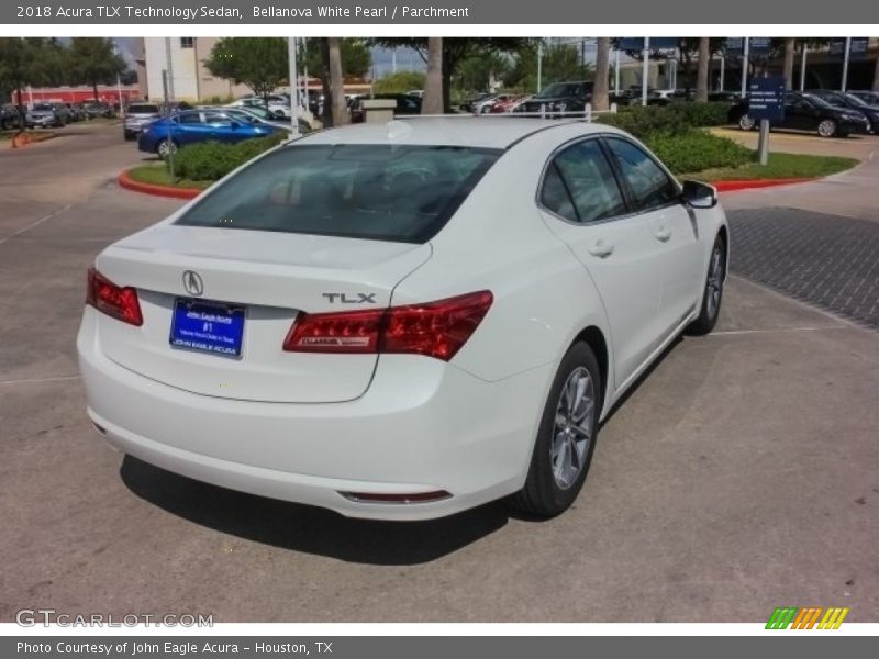 Bellanova White Pearl / Parchment 2018 Acura TLX Technology Sedan