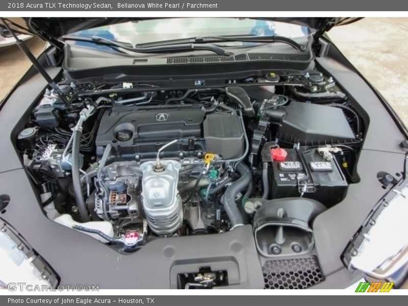 Bellanova White Pearl / Parchment 2018 Acura TLX Technology Sedan