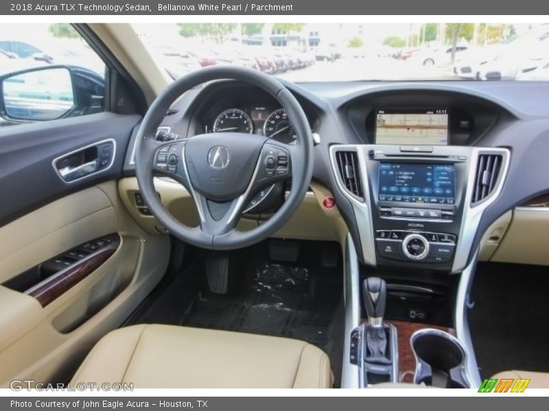 Bellanova White Pearl / Parchment 2018 Acura TLX Technology Sedan