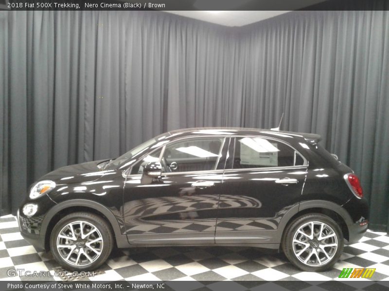 Nero Cinema (Black) / Brown 2018 Fiat 500X Trekking