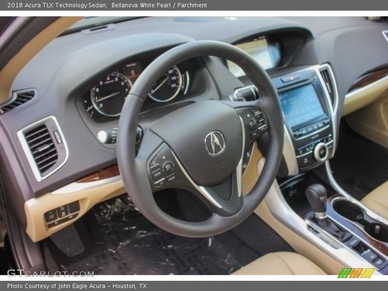 Bellanova White Pearl / Parchment 2018 Acura TLX Technology Sedan