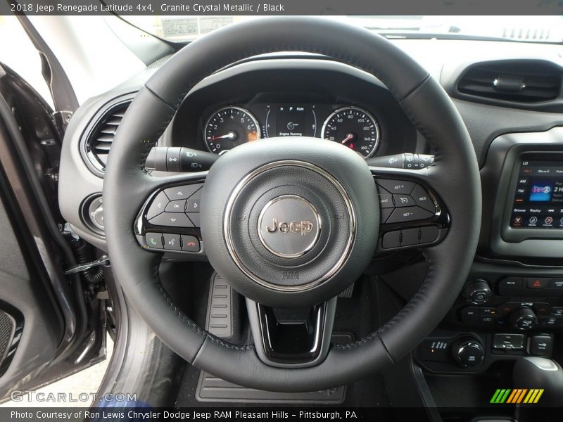 Granite Crystal Metallic / Black 2018 Jeep Renegade Latitude 4x4
