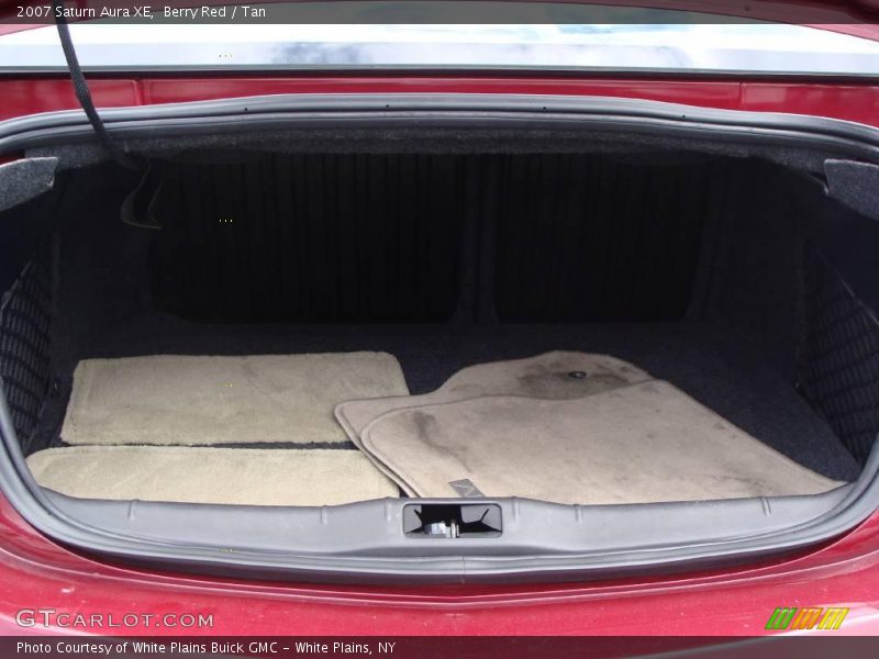 Berry Red / Tan 2007 Saturn Aura XE