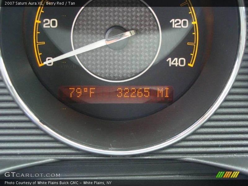 Berry Red / Tan 2007 Saturn Aura XE