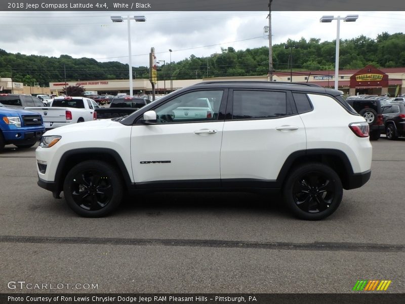 White / Black 2018 Jeep Compass Latitude 4x4