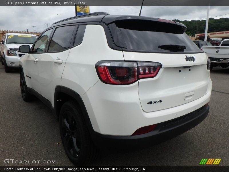 White / Black 2018 Jeep Compass Latitude 4x4