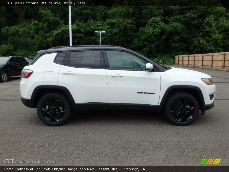 White / Black 2018 Jeep Compass Latitude 4x4