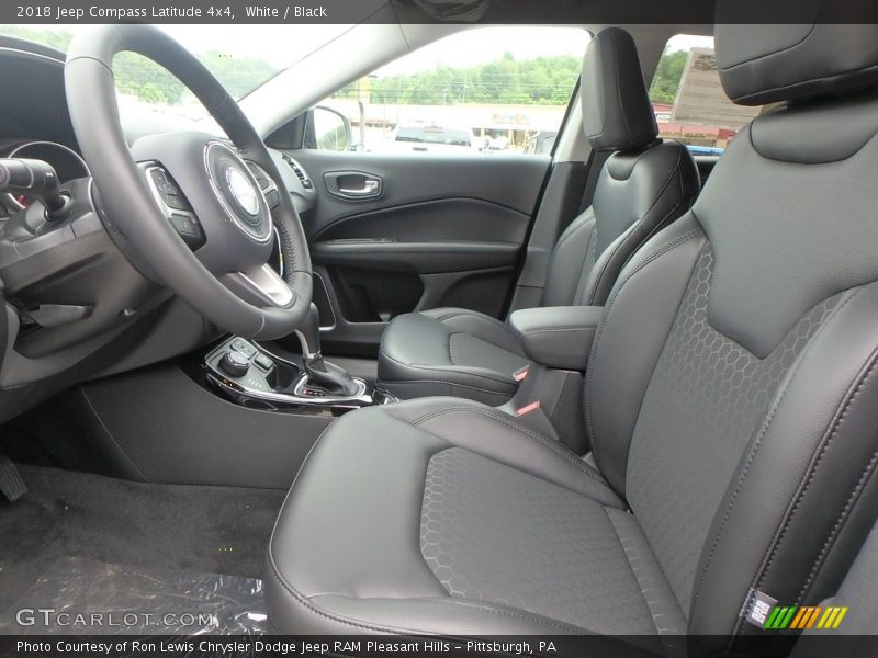 White / Black 2018 Jeep Compass Latitude 4x4