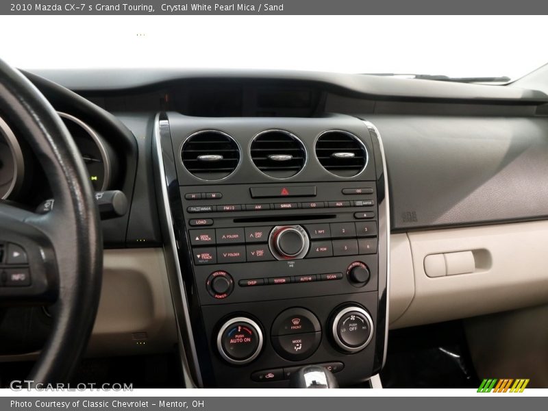 Crystal White Pearl Mica / Sand 2010 Mazda CX-7 s Grand Touring