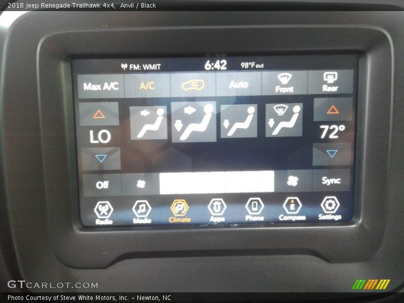 Anvil / Black 2018 Jeep Renegade Trailhawk 4x4