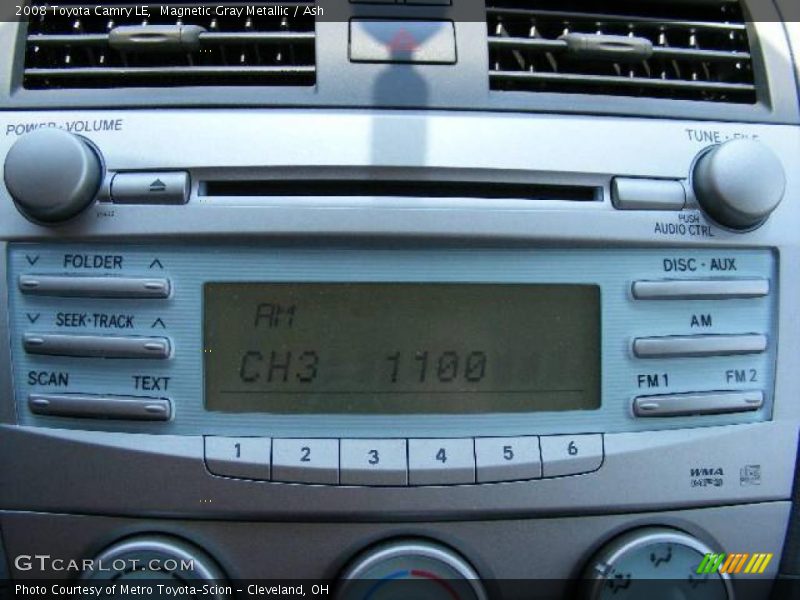Magnetic Gray Metallic / Ash 2008 Toyota Camry LE