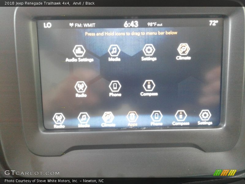 Anvil / Black 2018 Jeep Renegade Trailhawk 4x4