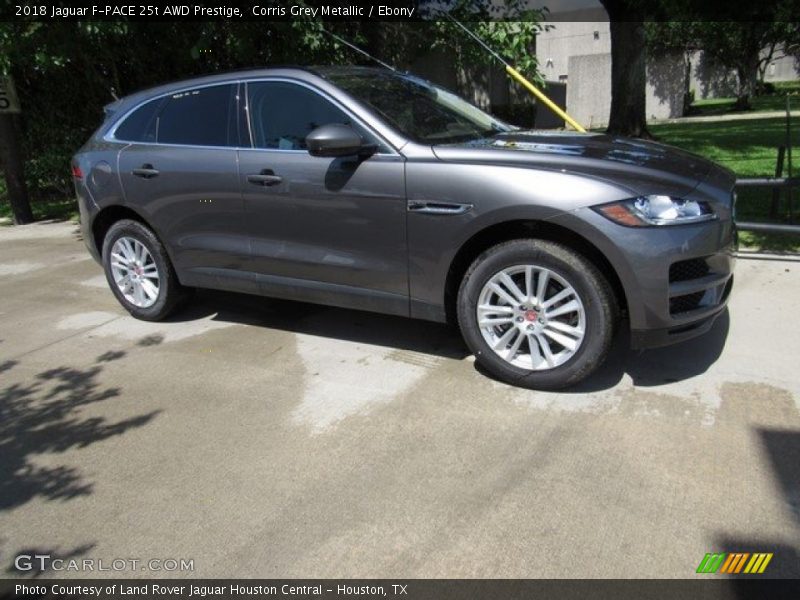 Corris Grey Metallic / Ebony 2018 Jaguar F-PACE 25t AWD Prestige