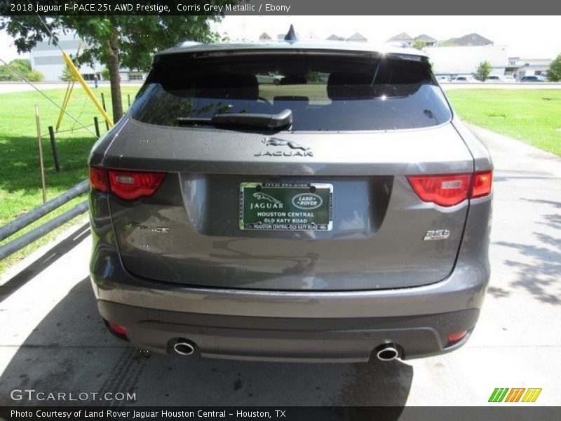 Corris Grey Metallic / Ebony 2018 Jaguar F-PACE 25t AWD Prestige
