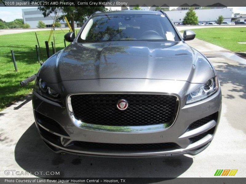 Corris Grey Metallic / Ebony 2018 Jaguar F-PACE 25t AWD Prestige