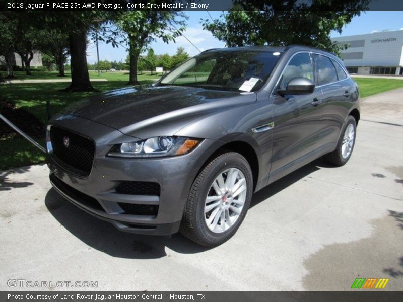 Corris Grey Metallic / Ebony 2018 Jaguar F-PACE 25t AWD Prestige