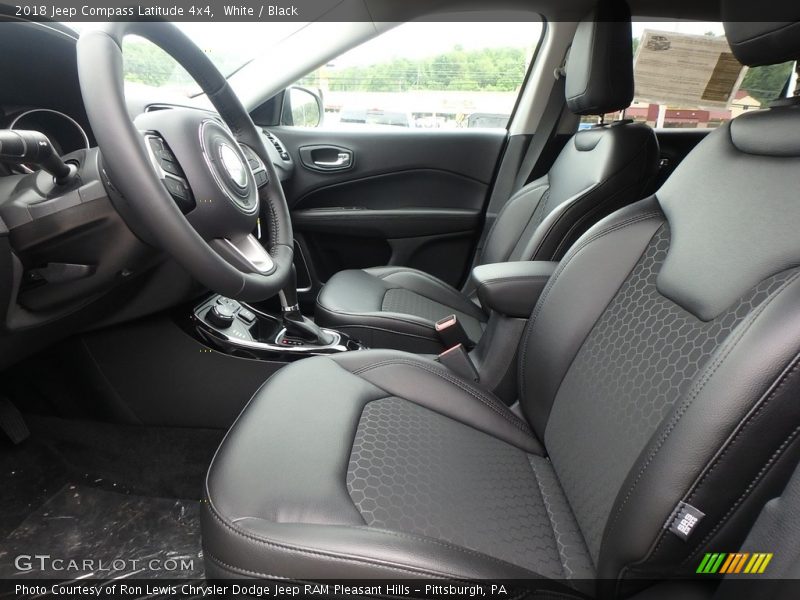 White / Black 2018 Jeep Compass Latitude 4x4