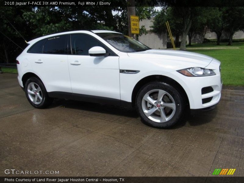 Fuji White / Ebony 2018 Jaguar F-PACE 30t AWD Premium