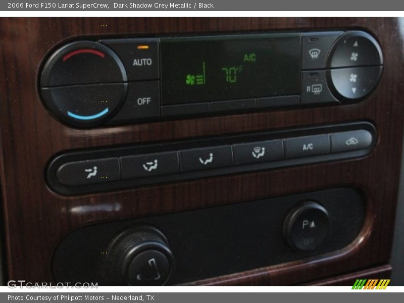 Dark Shadow Grey Metallic / Black 2006 Ford F150 Lariat SuperCrew