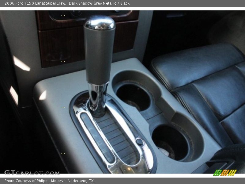 Dark Shadow Grey Metallic / Black 2006 Ford F150 Lariat SuperCrew