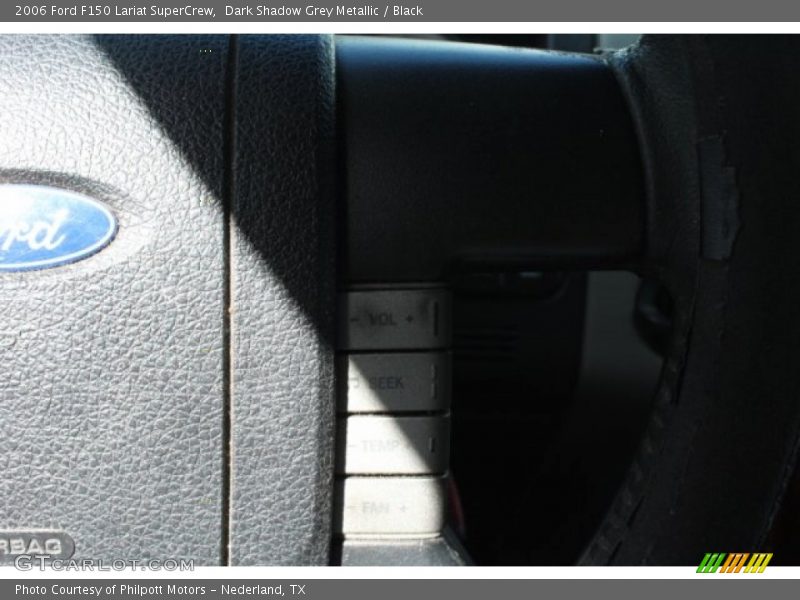 Dark Shadow Grey Metallic / Black 2006 Ford F150 Lariat SuperCrew