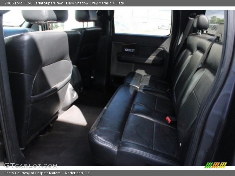 Dark Shadow Grey Metallic / Black 2006 Ford F150 Lariat SuperCrew