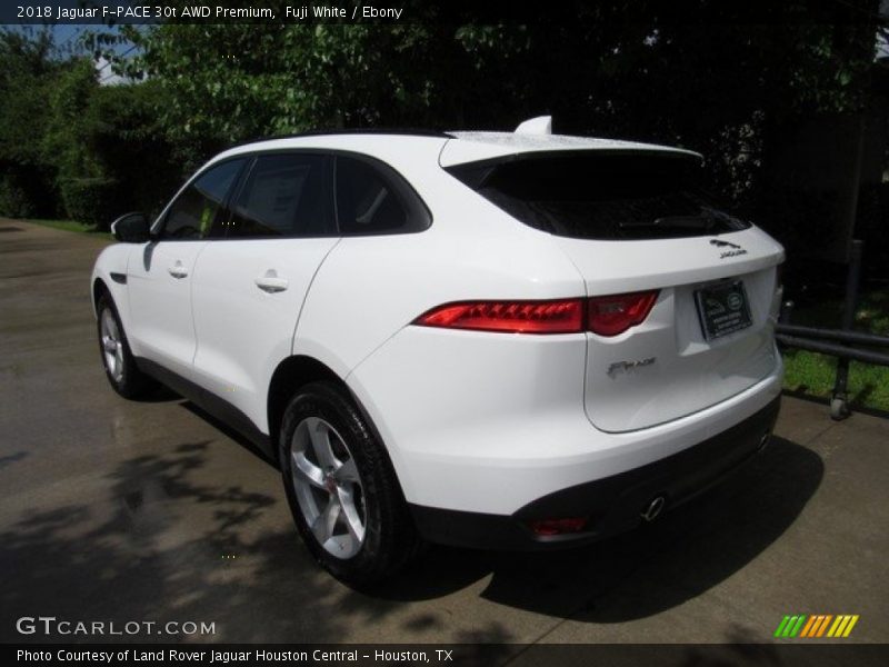 Fuji White / Ebony 2018 Jaguar F-PACE 30t AWD Premium