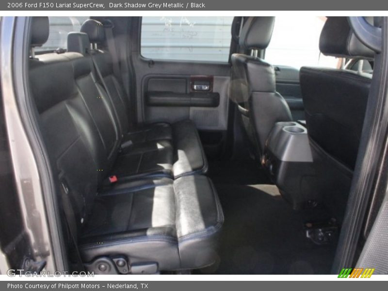 Dark Shadow Grey Metallic / Black 2006 Ford F150 Lariat SuperCrew