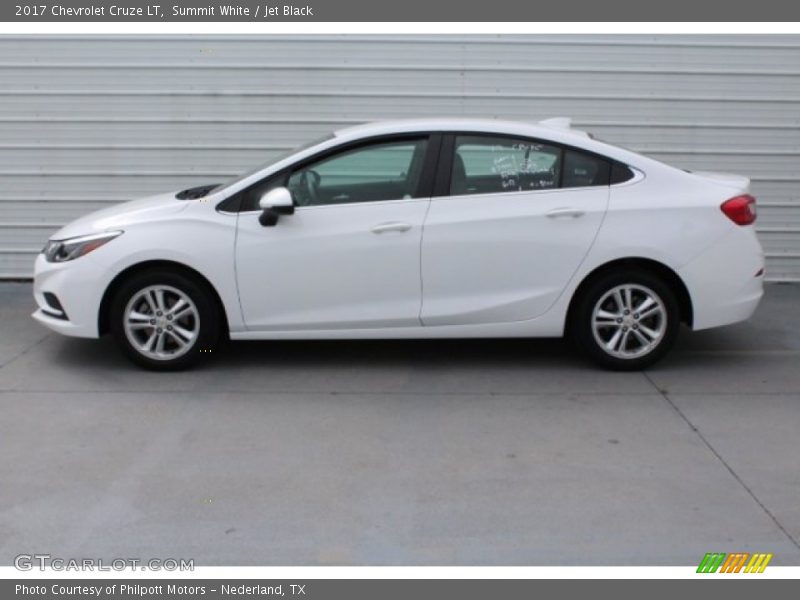 Summit White / Jet Black 2017 Chevrolet Cruze LT