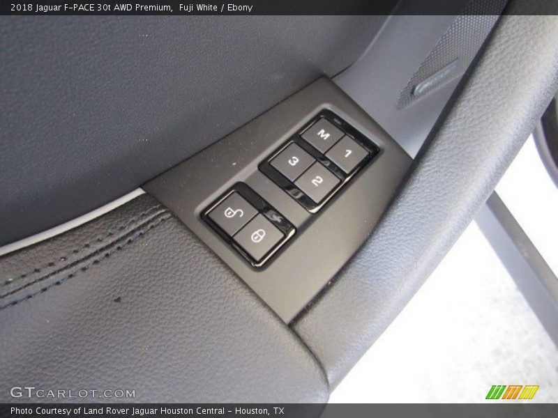 Fuji White / Ebony 2018 Jaguar F-PACE 30t AWD Premium