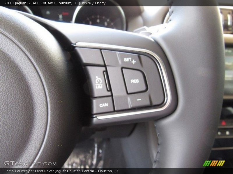 Fuji White / Ebony 2018 Jaguar F-PACE 30t AWD Premium
