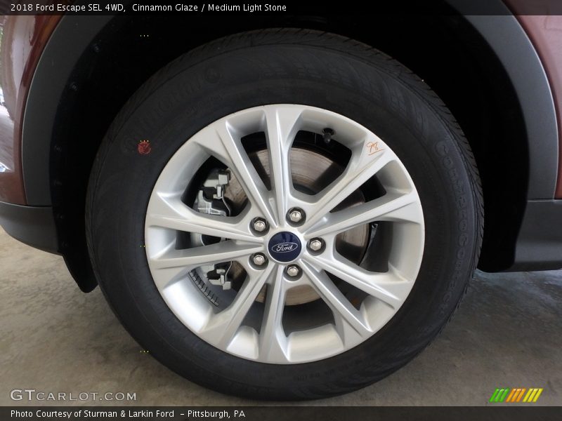 Cinnamon Glaze / Medium Light Stone 2018 Ford Escape SEL 4WD