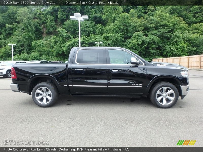 Diamond Black Crystal Pearl / Black 2019 Ram 1500 Limited Crew Cab 4x4