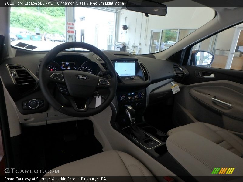 Cinnamon Glaze / Medium Light Stone 2018 Ford Escape SEL 4WD