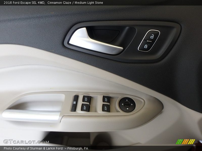 Cinnamon Glaze / Medium Light Stone 2018 Ford Escape SEL 4WD