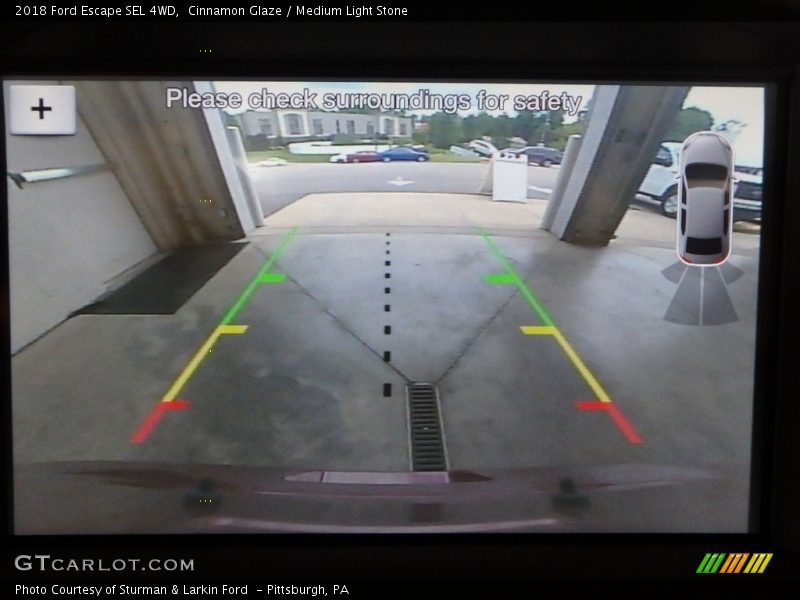 Cinnamon Glaze / Medium Light Stone 2018 Ford Escape SEL 4WD