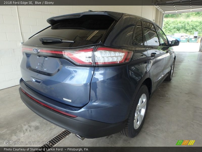 Blue / Ebony 2018 Ford Edge SE
