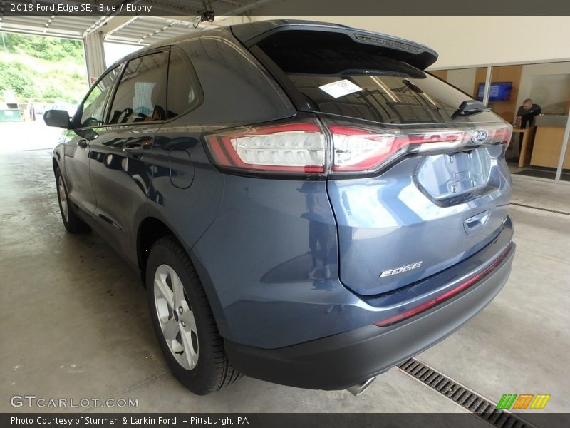 Blue / Ebony 2018 Ford Edge SE